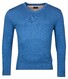 Baileys V-Neck Pullover Single Knit Trui Bright Cobalt