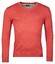 Baileys V-Neck Pullover Single Knit Trui Coral Melange