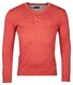 Baileys V-Neck Pullover Single Knit Trui Coral Melange