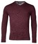 Baileys V-Neck Single Knit Pima Cotton Pullover Bordeaux