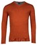 Baileys V-Neck Single Knit Pima Cotton Pullover Dark Gold