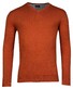Baileys V-Neck Single Knit Pima Cotton Pullover Dark Gold
