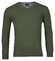 Baileys V-Neck Single Knit Pima Cotton Pullover Dark Green