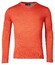 Baileys V-Neck Single Knit Pima Cotton Pullover Dark Terra
