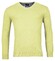 Baileys V-Neck Single Knit Pima Cotton Pullover Lime Melange