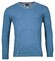 Baileys V-Neck Single Knit Pima Cotton Pullover Mid Blue Melange