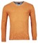 Baileys V-Neck Single Knit Pima Cotton Pullover Ochre Melange