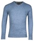 Baileys V-Neck Single Knit Pima Cotton Trui Licht Blauw
