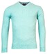 Baileys V-Neck Single Knit Uni Pima Cotton Trui Aqua
