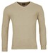 Baileys V-Neck Single Knit Uni Pima Cotton Trui Beige