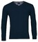 Baileys V-Neck Single Knit Uni Pima Cotton Trui Dark Blue