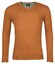 Baileys V-Neck Single Knit Uni Pima Cotton Trui Mid Orange