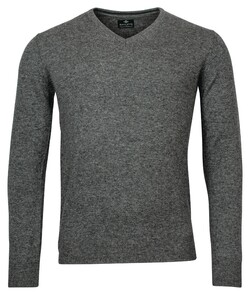 Baileys V-Neck Uni Color Lambswool Pullover Anthracite