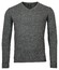 Baileys V-Neck Uni Color Lambswool Trui Anthracite