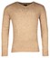 Baileys V-Neck Uni Color Lambswool Trui Beige