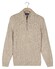 Baileys Vertical Texture Half Zip Front Drop Needle Knit Trui Kitt