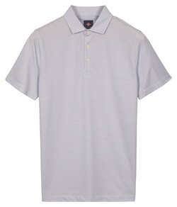 Baileys Yarn Dyed Small Stripe Polo Soft Blue