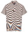 Baileys Yarn Dyed Small Stripe Polo Stone Grey
