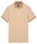 Baileys Yarn Dyed Stripe Zip Collar Polo Zand