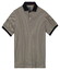 Baileys Yarn Dyed Stripes Cotton Subtle Stretch Polo Dark Blue