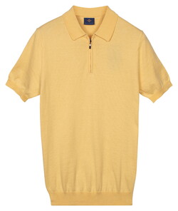 Baileys Zip Collar Jersey Knit Short Sleeve Polo Maisgeel