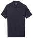 Baileys Zip Collar Jersey Knit Short Sleeve Polo Navy