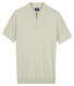 Baileys Zip Collar Jersey Knit Short Sleeve Polo Pastel Groen