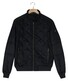 Baileys Zipped Sidepockets Suede Look Diamond Stitch Jack Navy
