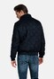 Baileys Zipped Sidepockets Suede Look Diamond Stitch Jack Navy