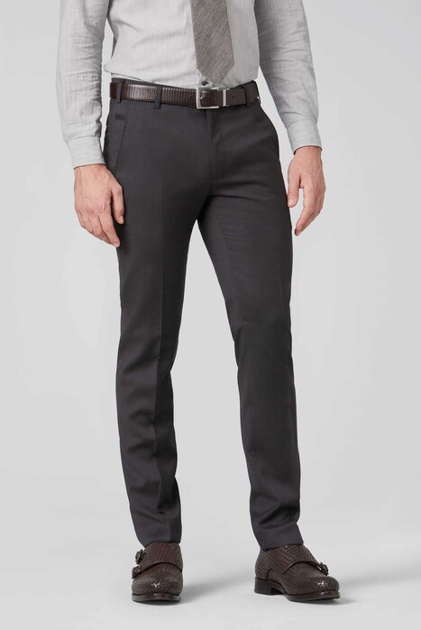 Bonn Meyer Exclusive Super 110 Natural Stretch Broek Antraciet