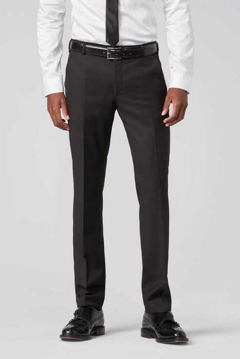Bonn Meyer Exclusive Super 110 Natural Stretch Broek Zwart