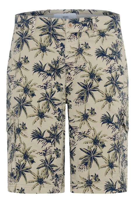 Brax Brazil Palm Tree Shorts Bermuda Beige