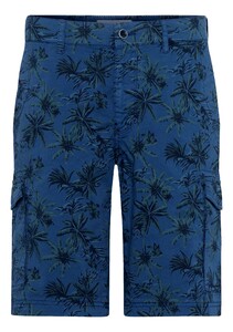 Brax Brazil Palm Tree Shorts Bermuda Donker Blauw