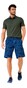 Brax Brazil Palm Tree Shorts Bermuda Donker Blauw