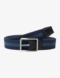 Brax Eurex 2-Tone Stretch Riem Navy