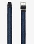 Brax Eurex 2-Tone Stretch Riem Navy
