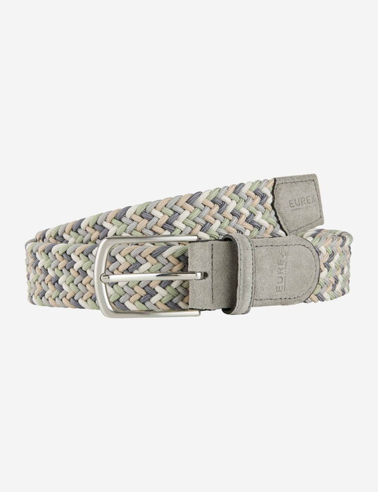 Brax Eurex Multicolor Stretch Riem Grijs