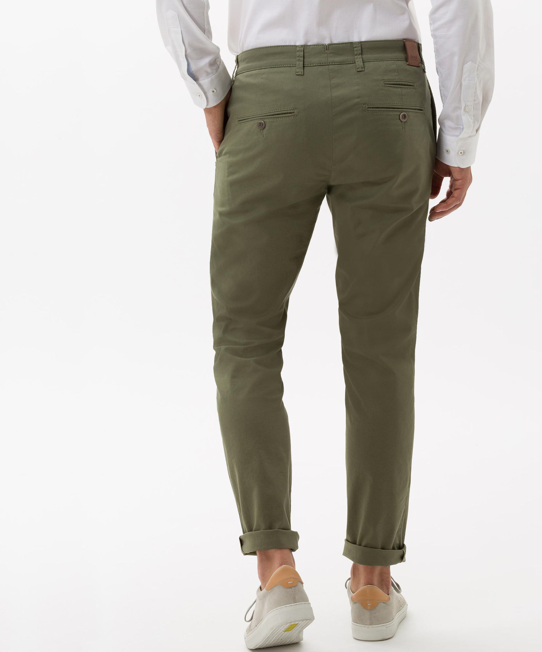 Brax Fabio In Hi-Flex Pants Green | Jan Rozing Men's Fashion