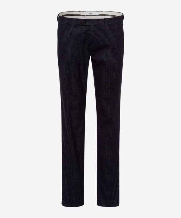 Brax Felix C Fine Check Broek Atlantic