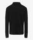 Brax Pirlo Interlock Jersey Luxury Soft Cotton-Lyocell Blend Polo Zwart