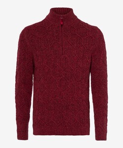 Brax Steffen Hexagonal Cable Pullover Fire