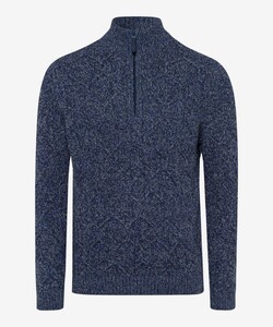 Brax Steffen Hexagonal Cable Pullover Indigo