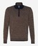 Brax Steffen Zip Collar Trui Camel