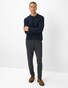 Brax Thilo Stretch Fine Check Broek Anthracite