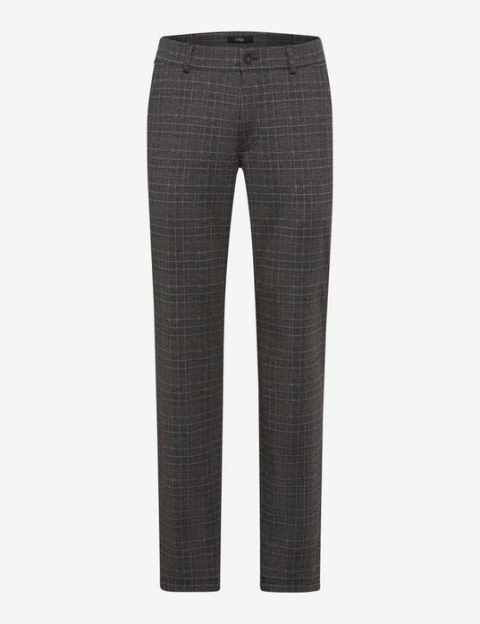 Brax Thilo Stretch Luxury Check Broek Grijs