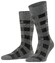 Burlington Buffalo Check Socks Dark Gray