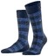 Burlington Buffalo Check Sokken Royal