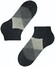 Burlington Clyde Check Socks Near Black
