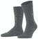 Burlington Dover Subtle Texture Sokken Donker Grijs