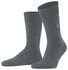 Burlington Dover Subtle Texture Sokken Donker Grijs